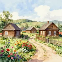 روستای جنوب روسیه