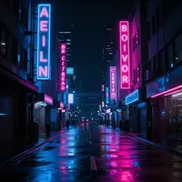 Neon Cityscape
