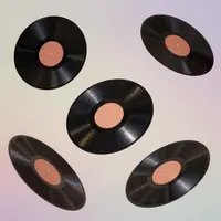 तैरते हुए विनाइल रिकॉर्ड्स