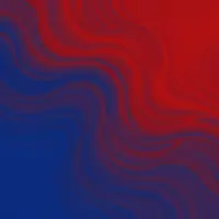 Ohnivě červená a hluboká modrá