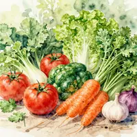 ירקות מהגינה