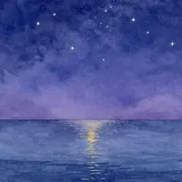 Звездное ночное море