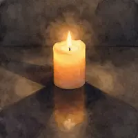 মিটমিটে মোমবাতি