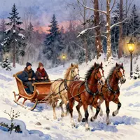 Passeggiata in Slitta