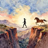 راه رفتن روی طناب