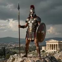 Spartański wojownik