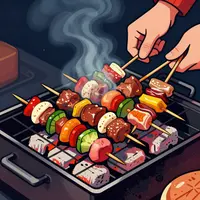 Шашлычки на шпажках