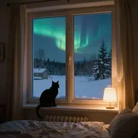 Scenă de Noapte de Iarnă