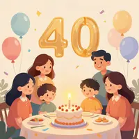 جشن تولد ۴۰ سالگی