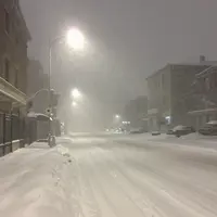 Сцена метели