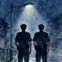 Police In Rain
