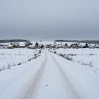Russische Winterlandschaft