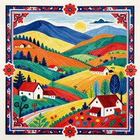 लोक कला चित्रण