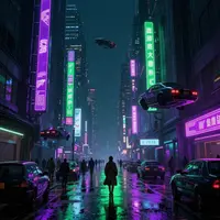 Cyberpunk Aesthetic