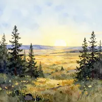 Landskap Trans-Baikal