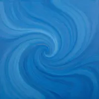 فن تجريدي أزرق