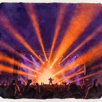 إضاءة حفلات الروك