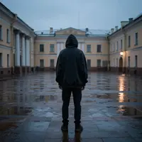 पीछे से व्यक्ति