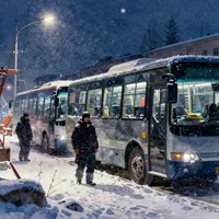 Noite de Inverno Siberiana