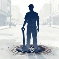 Силуэт сантехника