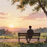 Орындықтағы адам