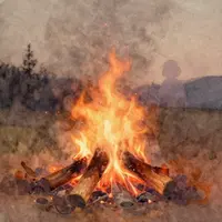 Угасающий костер