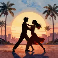 夕暮れのダンス