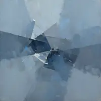 Холодная абстрактная цифровая графика