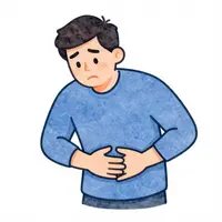 Man Holding Stomach