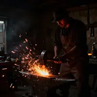 কর্মরত কামার