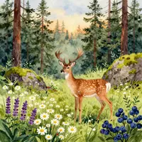 Waldtiere und Pflanzenwelt