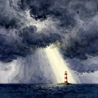 Stormy Skies  Lighthouses