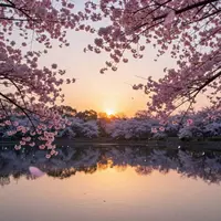 Tramonto tra i Ciliegi