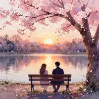 Romantik Park Sahnesi