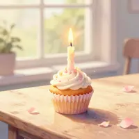 Cupcake med Ljus