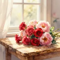 Güneşli Çiçek Sahnesi