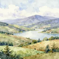 Watercolor Landscapes