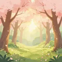 Romantic Spring Forest