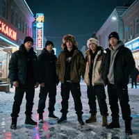 صحنه خیابانی یاکوتسک