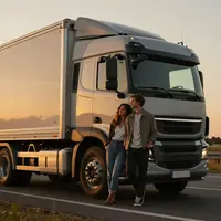 ہائی وے پر رومانوی غروبِ آفتاب