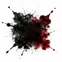 Percikan dakwat abstrak