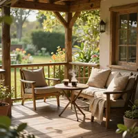 زندگی دنج در ایوان