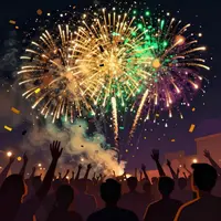 Fuochi d'Artificio e Coriandoli