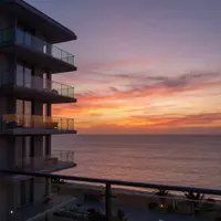 Balkón při Západu Slunce