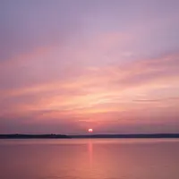 Matahari Terbenam Artistik