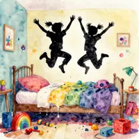 खेलते हुए बच्चे