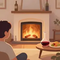 Отдых у камина