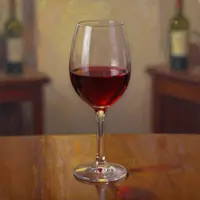 كأس نبيذ أحمر