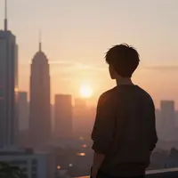 Futuristischer Morgengrauen