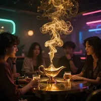 जादुई लाउंज दृश्य